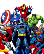 Superhero Birthday Iron On Transfers - Digital Files