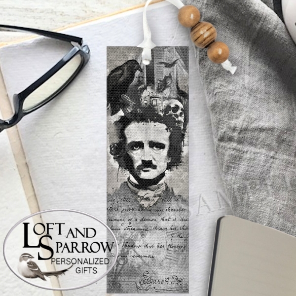 Custom Bookmark Edgar Allan Poe