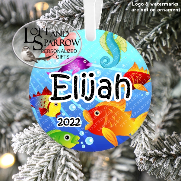 Fish Colorful Christmas Ornament For Children