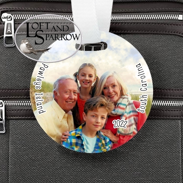 Personalized Photo Luggage Tag PHT-4