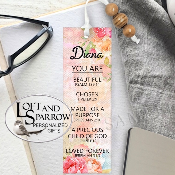 Bookmark Personalized Custom Name -Changeable Wording BKMK-BV-A1