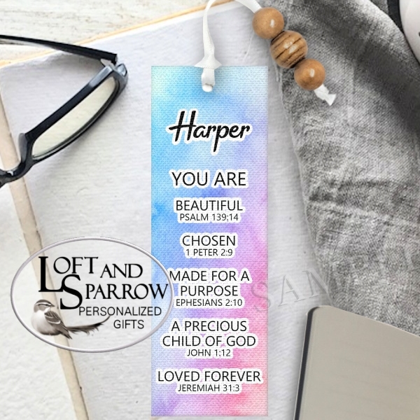 Bookmark Personalized Custom Name -Changeable Wording