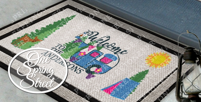 Doormat Camping Travel Trailer RV Welcome Mat R212-CAMPING DOORMAT, RV RUG, PERSONALIZED CAMPING, WELCOME SIGN, CUSTOM, DOOR MAT, TRAVEL TRAILER, WORKCAMPING, GLAMPING, TENT, CAMPING GEAR, CAMPING SIGN, CAMPING GIFT, RV ACCESSORIES, eTSY, EBAY, AMAZON, CAMPING STUFF
