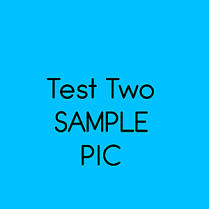 TESTTWO-TEST TWO
